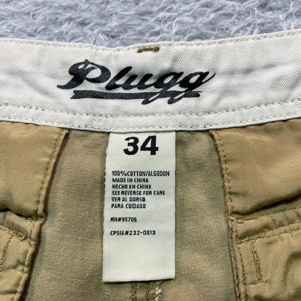 VINTAGE Y2K Plugg Mens Cargo Shorts Size 34